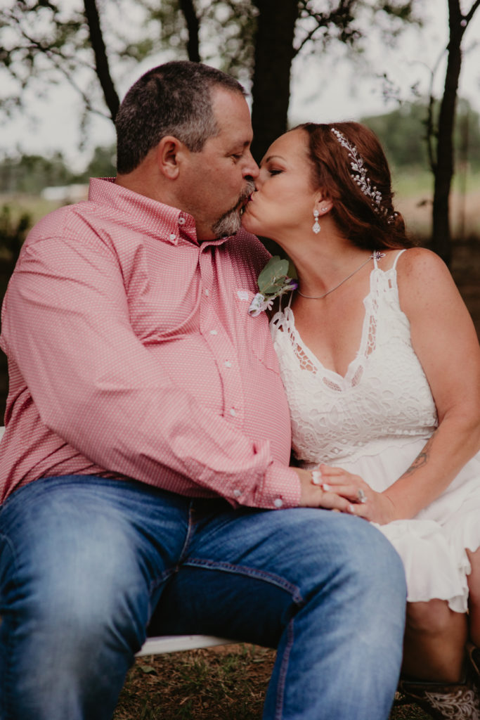 Portraits of bride and groom