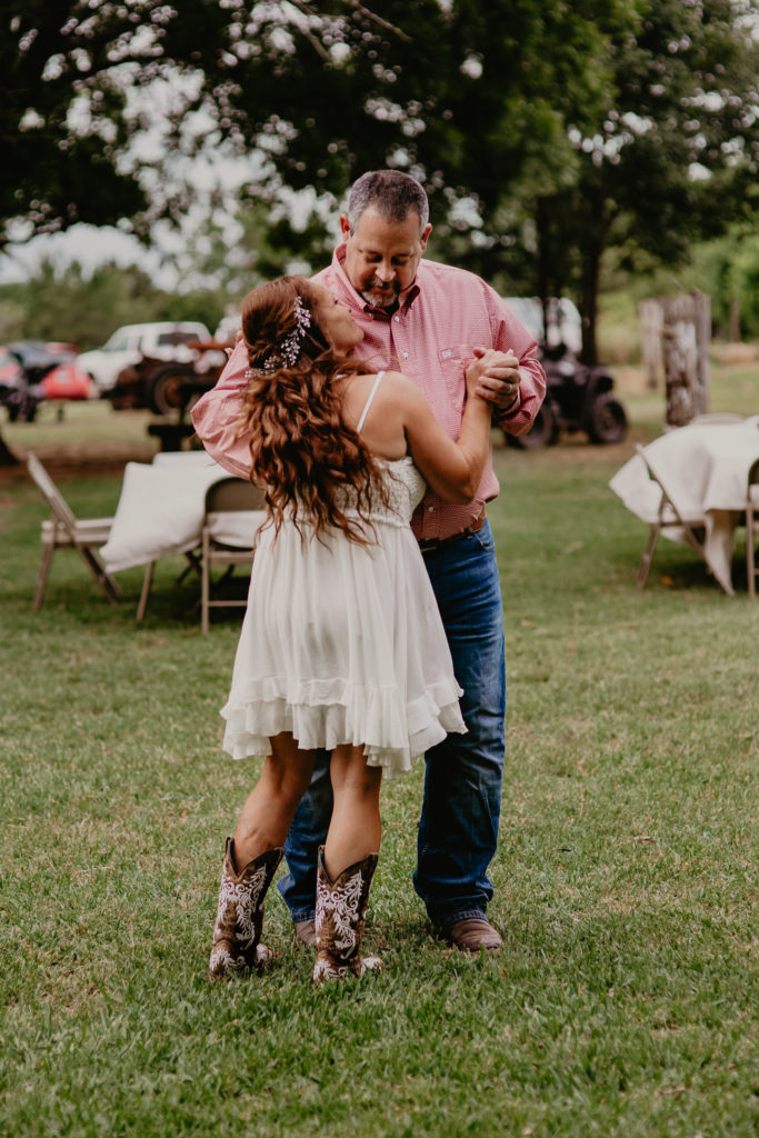 First dance at an intimate wedding
