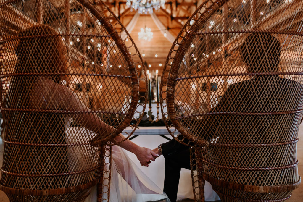 Reception hall at Chapel Creek Ranch
