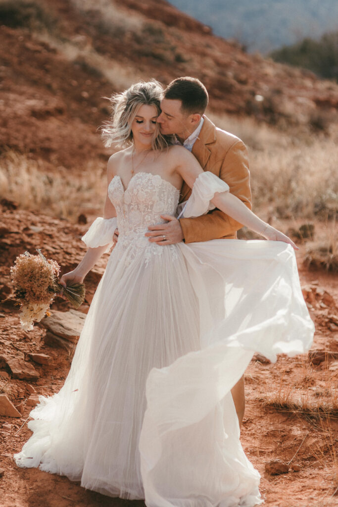 Elopement couple