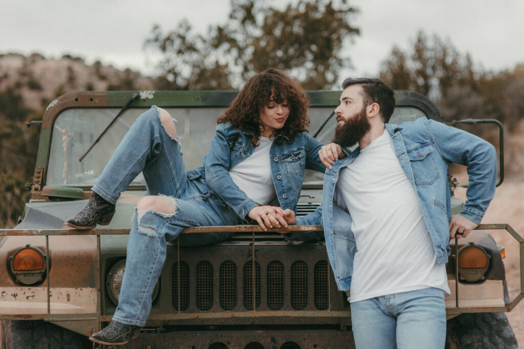 Couple on Palo Duro Jeep Tour